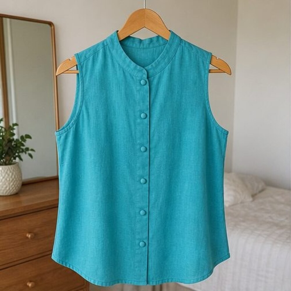 Ivory Tie Neck Blouse
